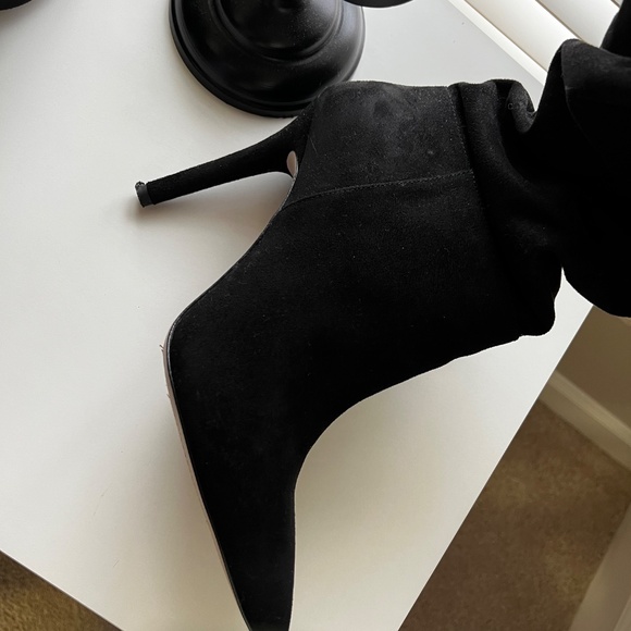 (USED) Jessica Simpson Saferra Suede Black Boot - Picture 16 of 16